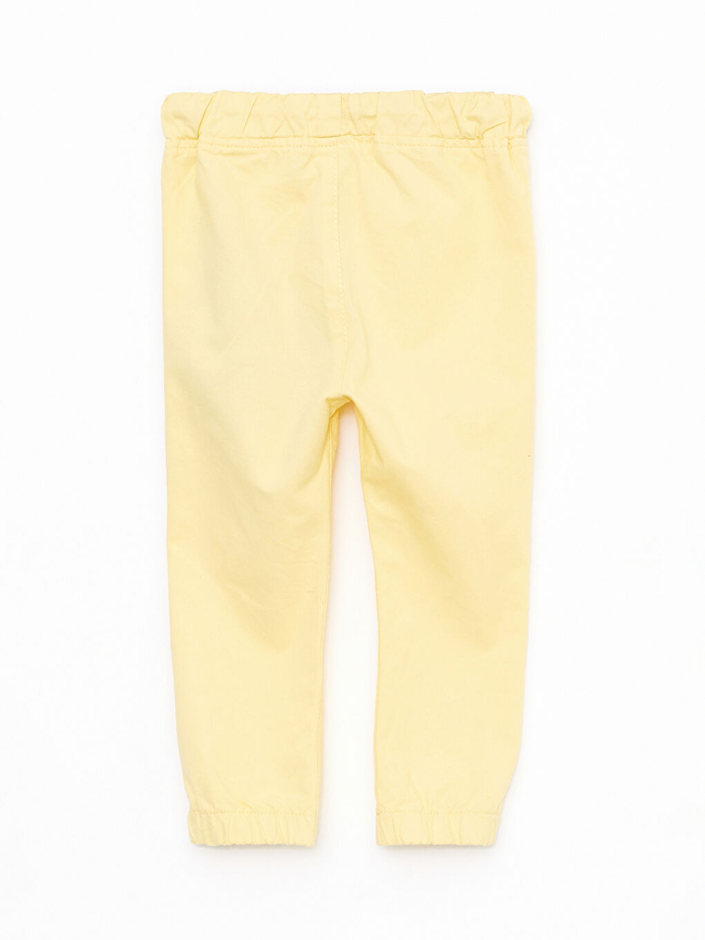 Sarı Beli Lastikli Basic Erkek Bebek Pantolon-1