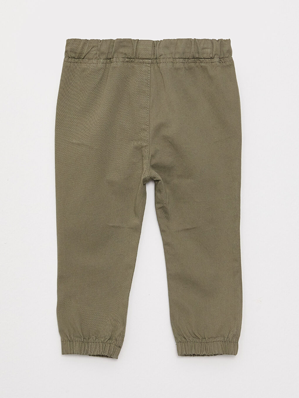 Haki Beli Lastikli Basic Erkek Bebek Pantolon-1