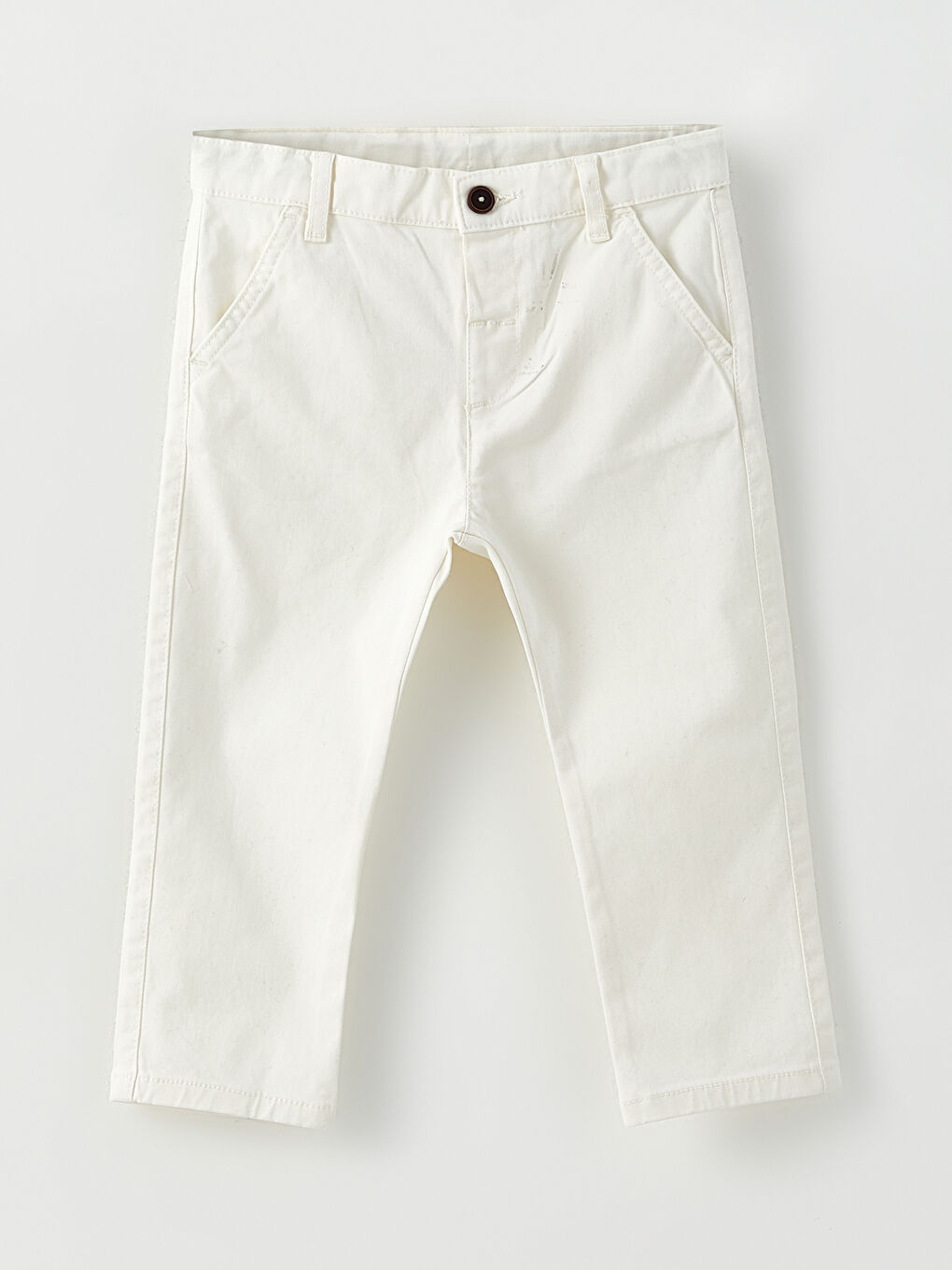 Ekru Basic Erkek Bebek Pantolon-2