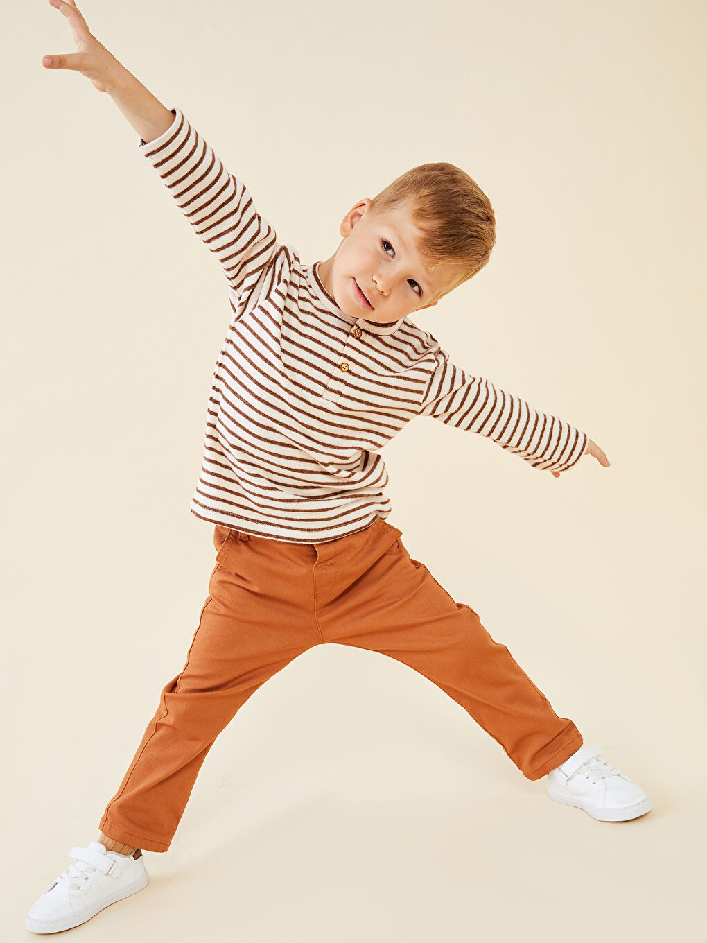 بنطلون بسيط للأولاد الرضع-2