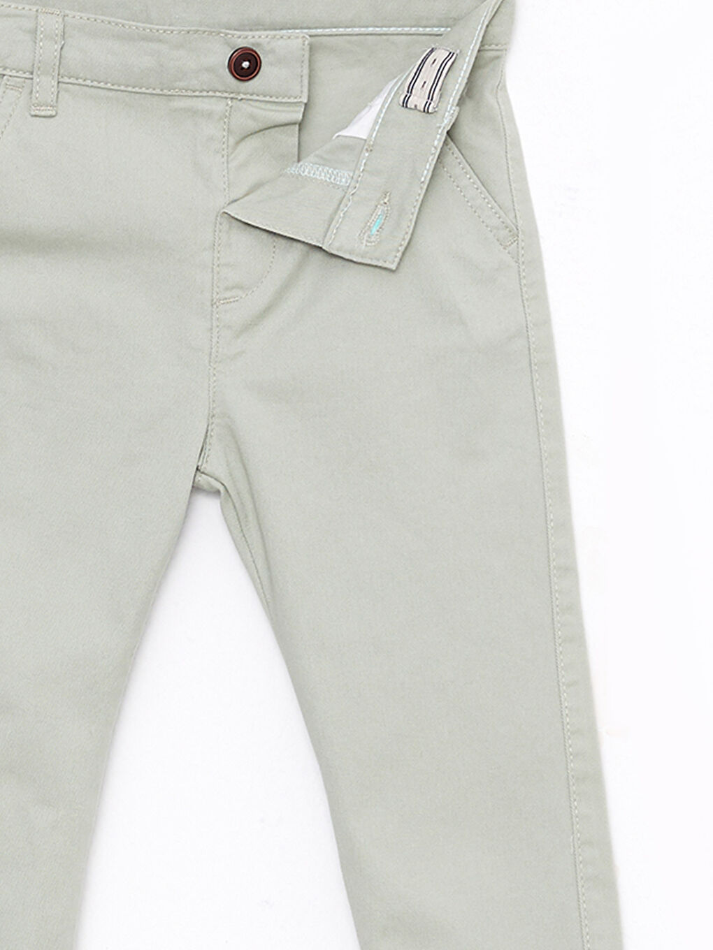 Yeşil Basic Erkek Bebek Pantolon-2