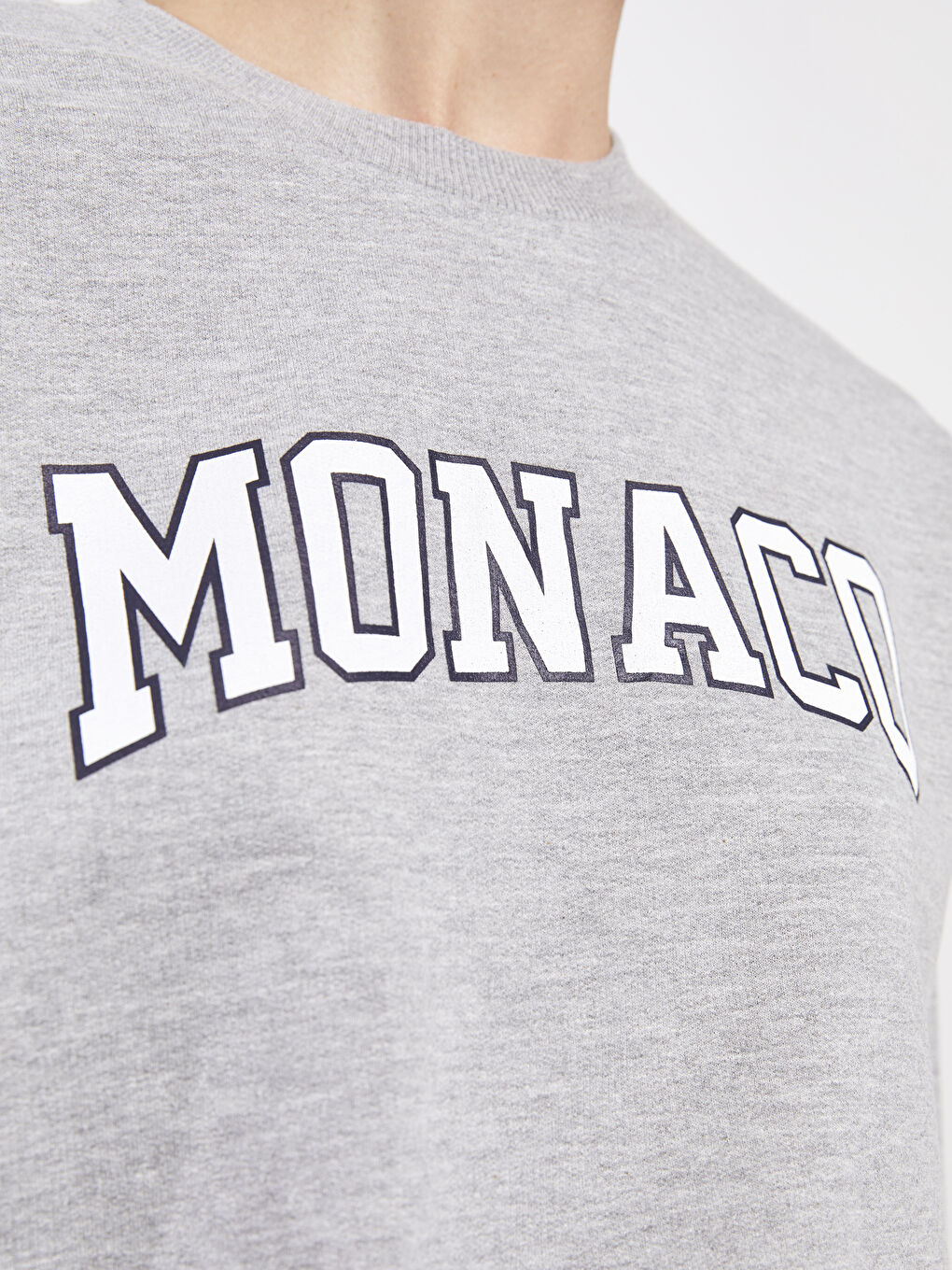 Crew Neck Printed Long Sleeve Women's Sweatshirt-3