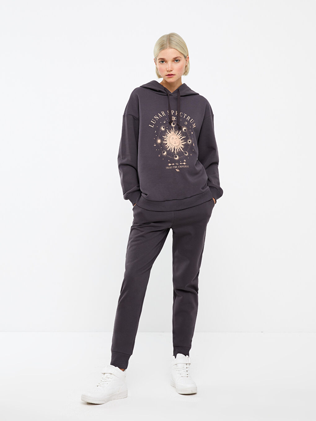 Printed Women's Thick Hoodie-1