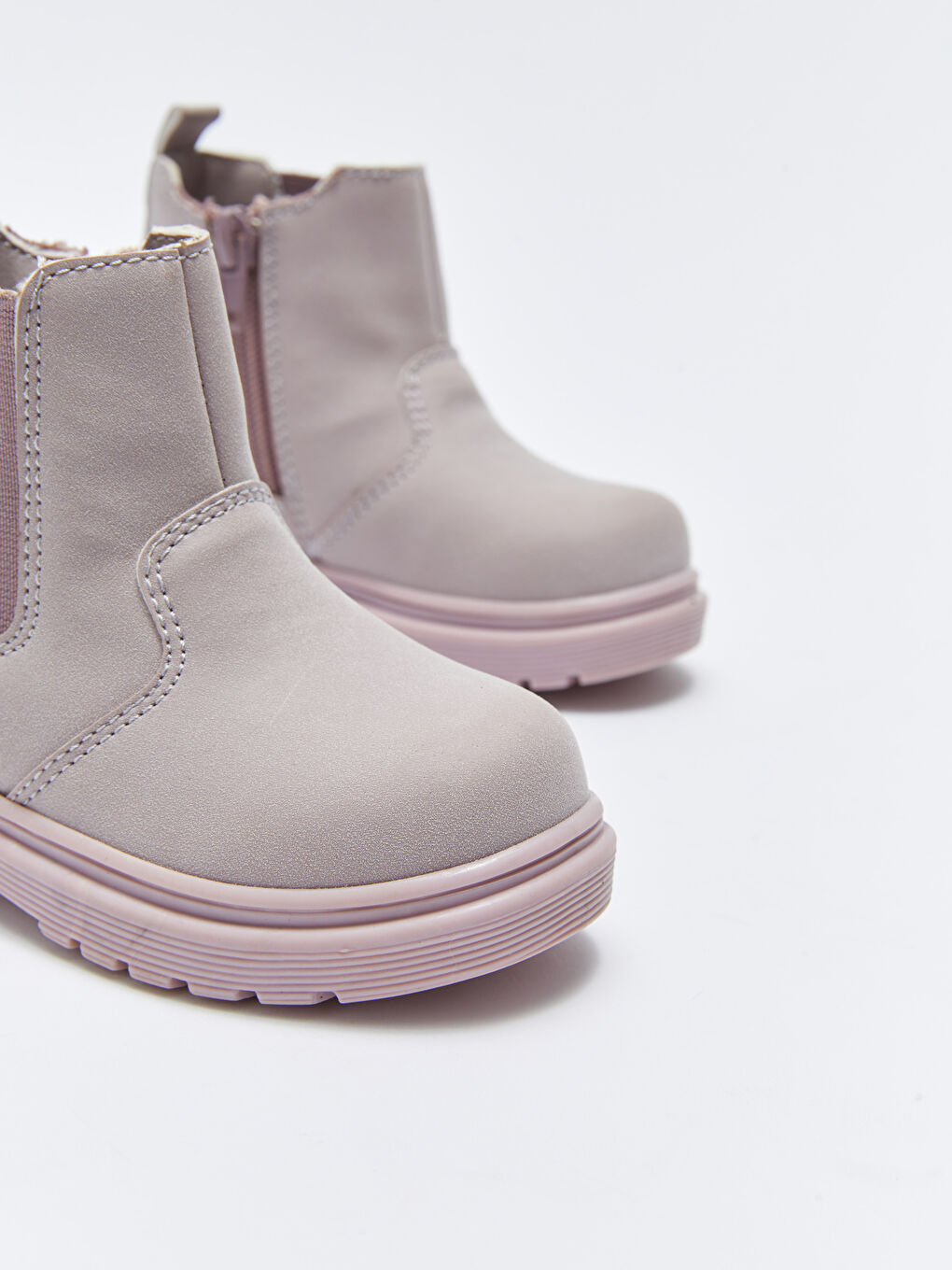 Lila Fermuarlı Kız Bebek Bot-2