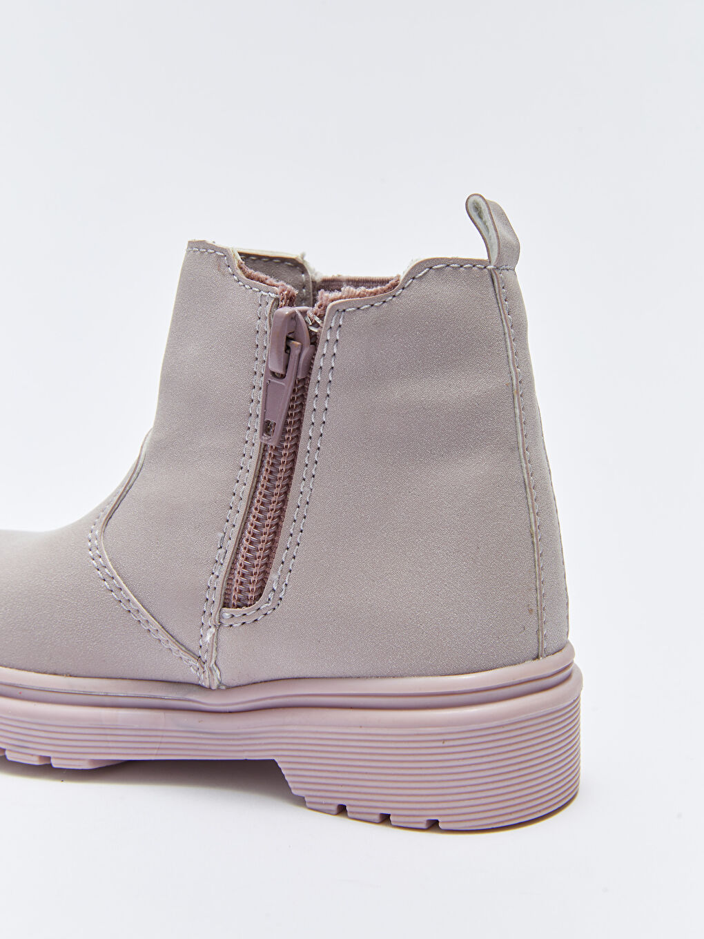 Lila Fermuarlı Kız Bebek Bot-5