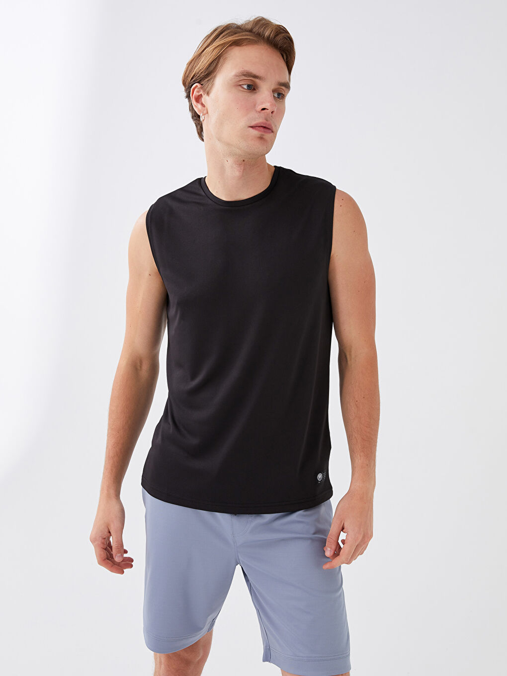 Crew Neck Men's Sleeveless T-Shirt