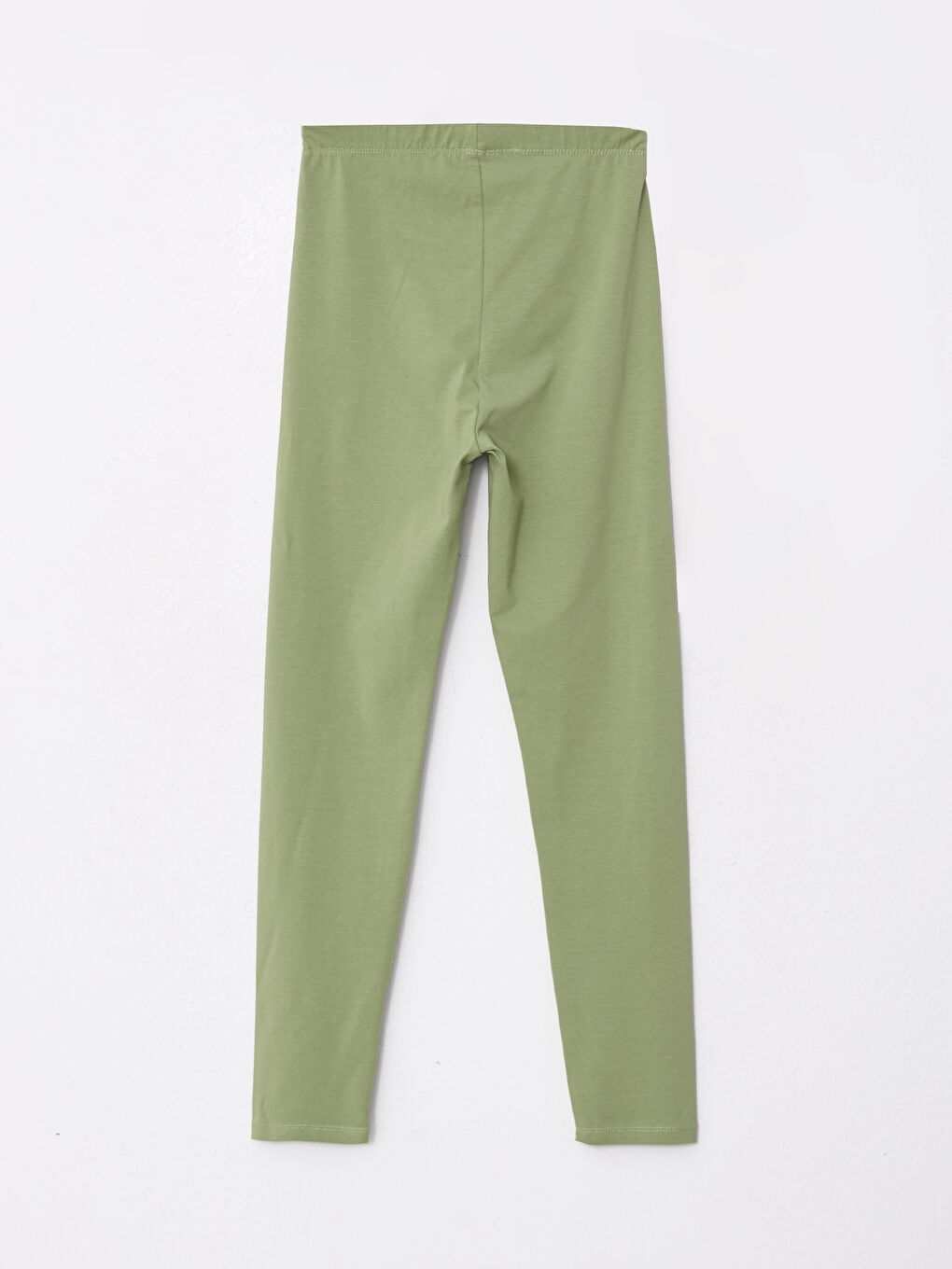 Yeşil Kadın Beli Lastikli Düz Eşofman Altı-6