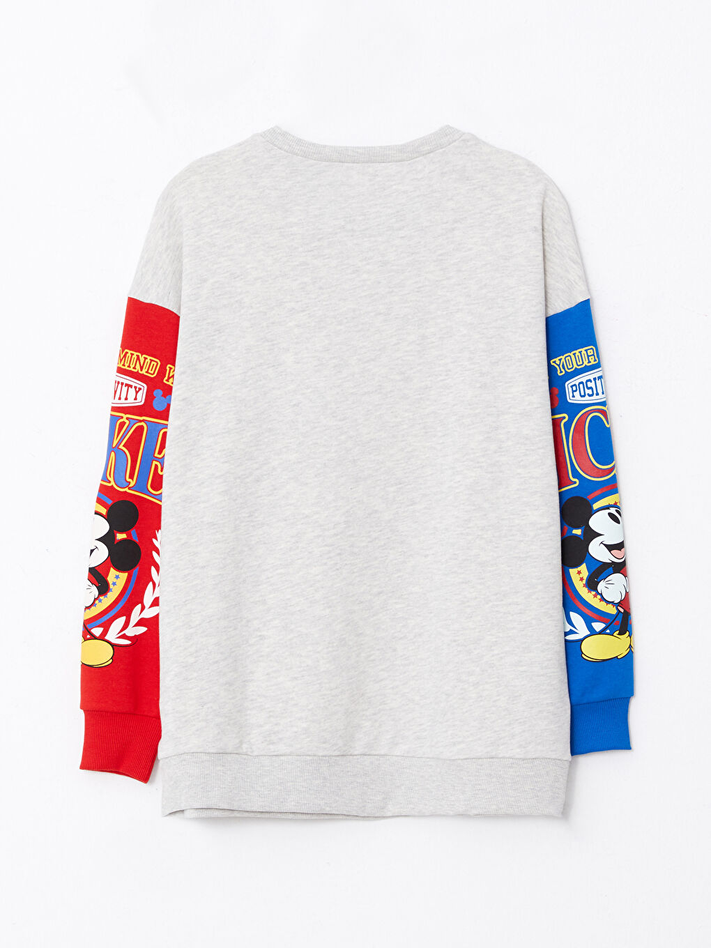 Rundhalsausschnitt Mickey Mouse Bedrucktes Langarm Damen-Sweatshirt-6