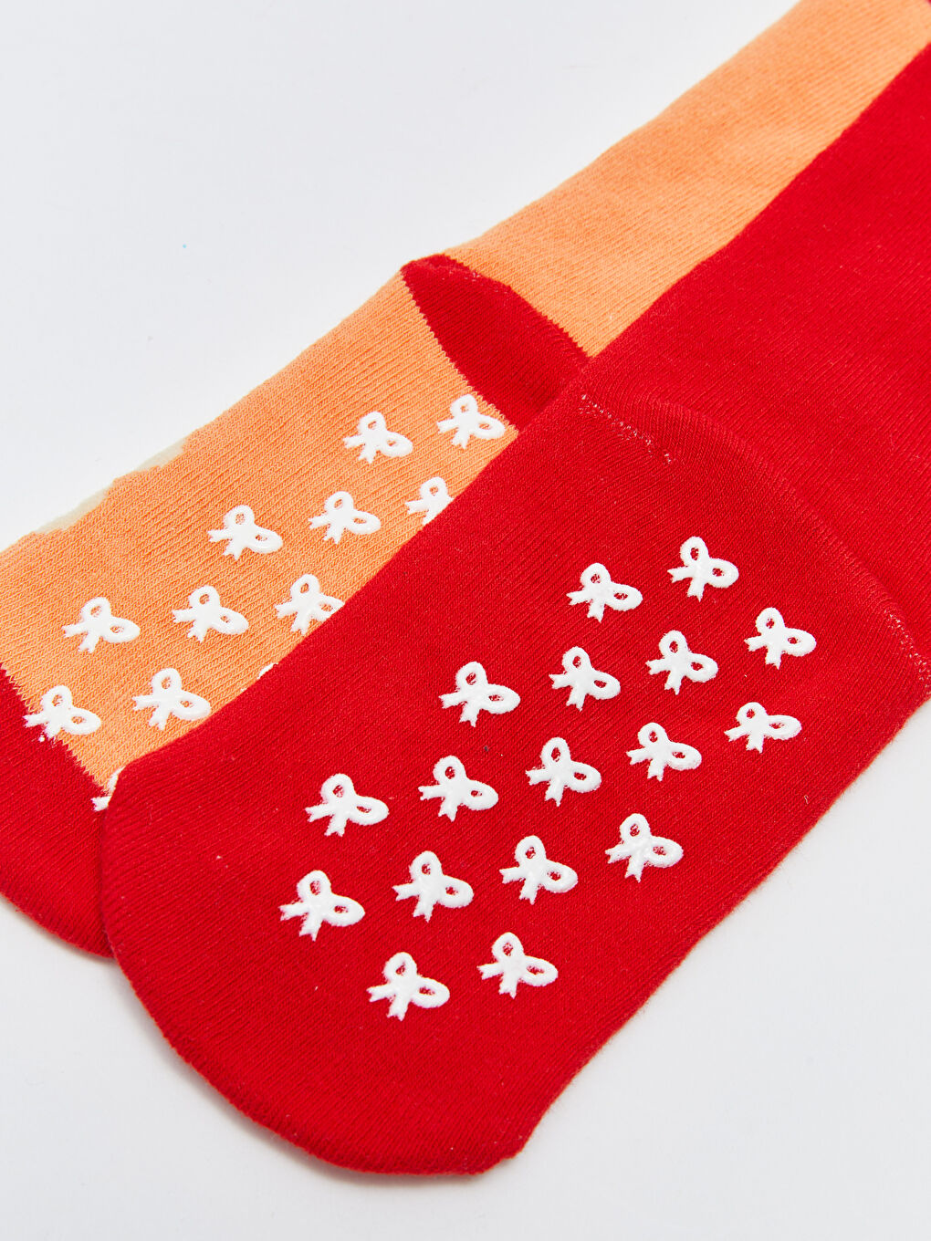 Patterned Girl's Towel Socks 2-Pack-3