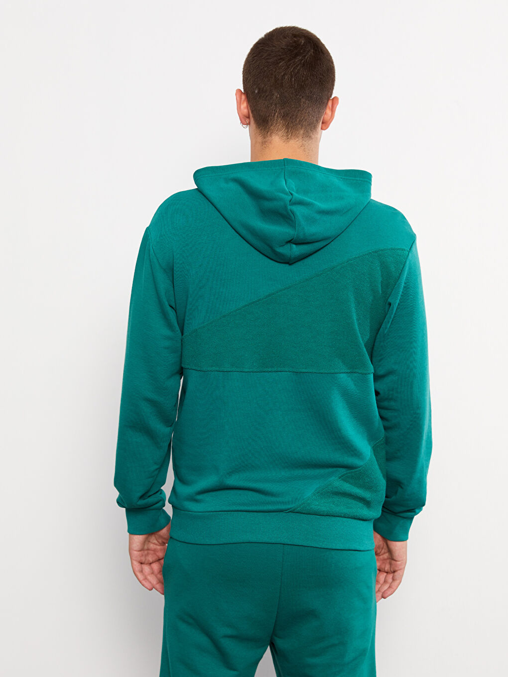 Long Sleeve Printed Men's Thick Hoodie-4