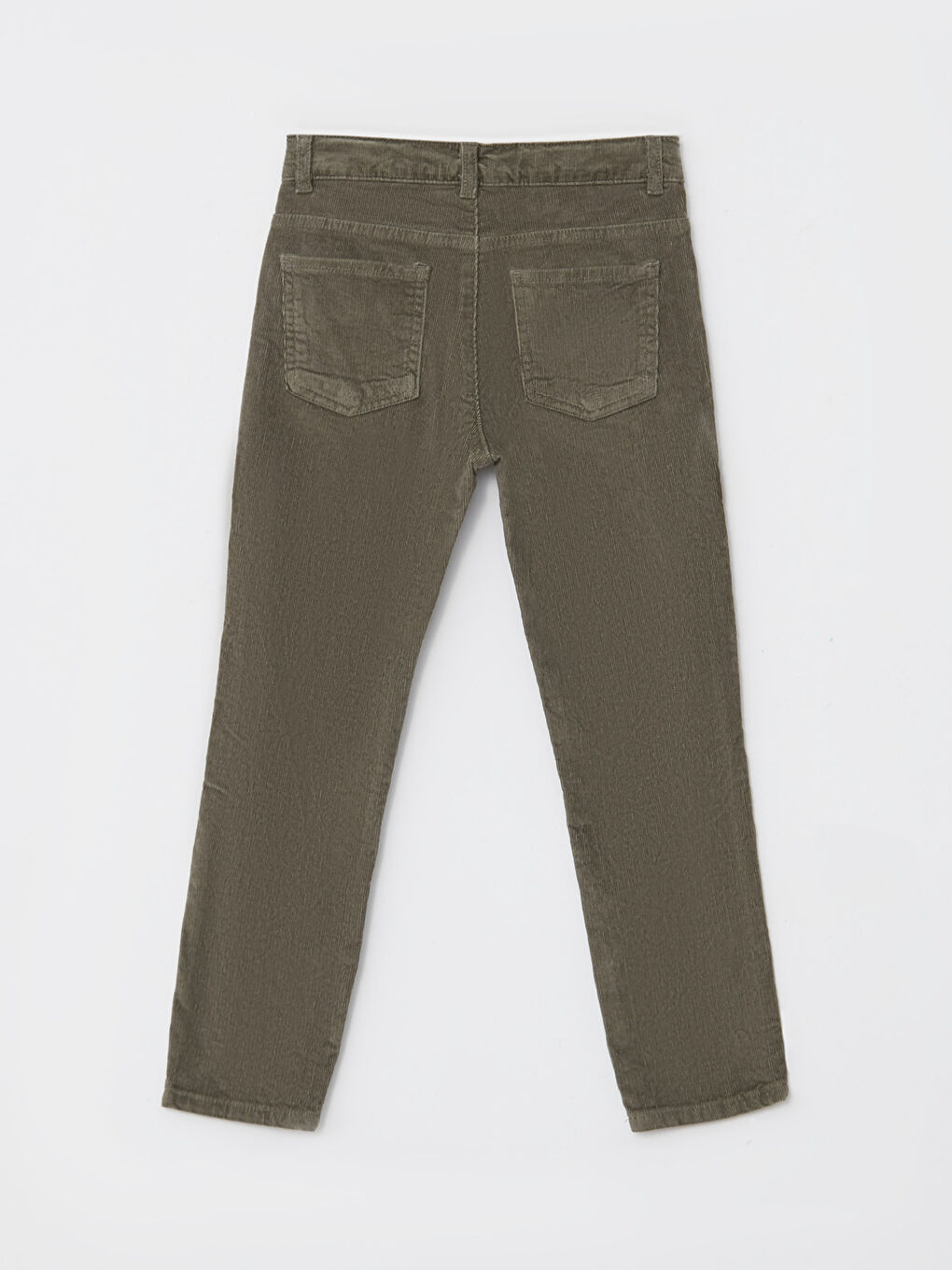 Haki Basic Kadife Erkek Çocuk Pantolon-1