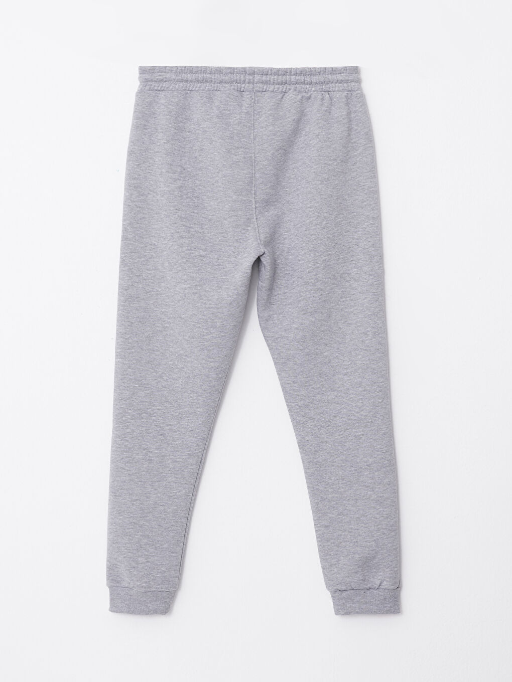 Gri Standart Kalıp Erkek Kalın Eşofman Altı-6