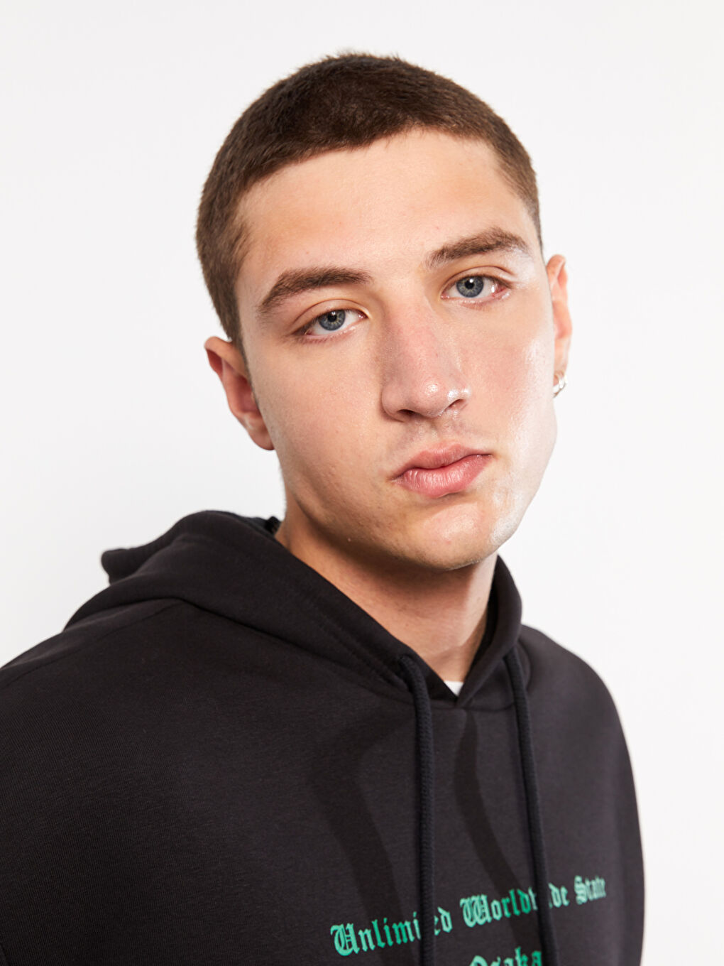 Худи Мужское С Длинным Рукавом С Принтом Толстое-4