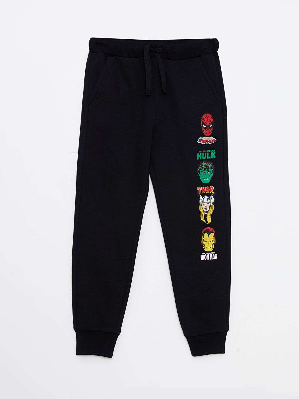 LCW Kids Pantalon de Survêtement Jogger Garçon Imprimé Marvel à Taille Élastique -W2G343Z4-CVL