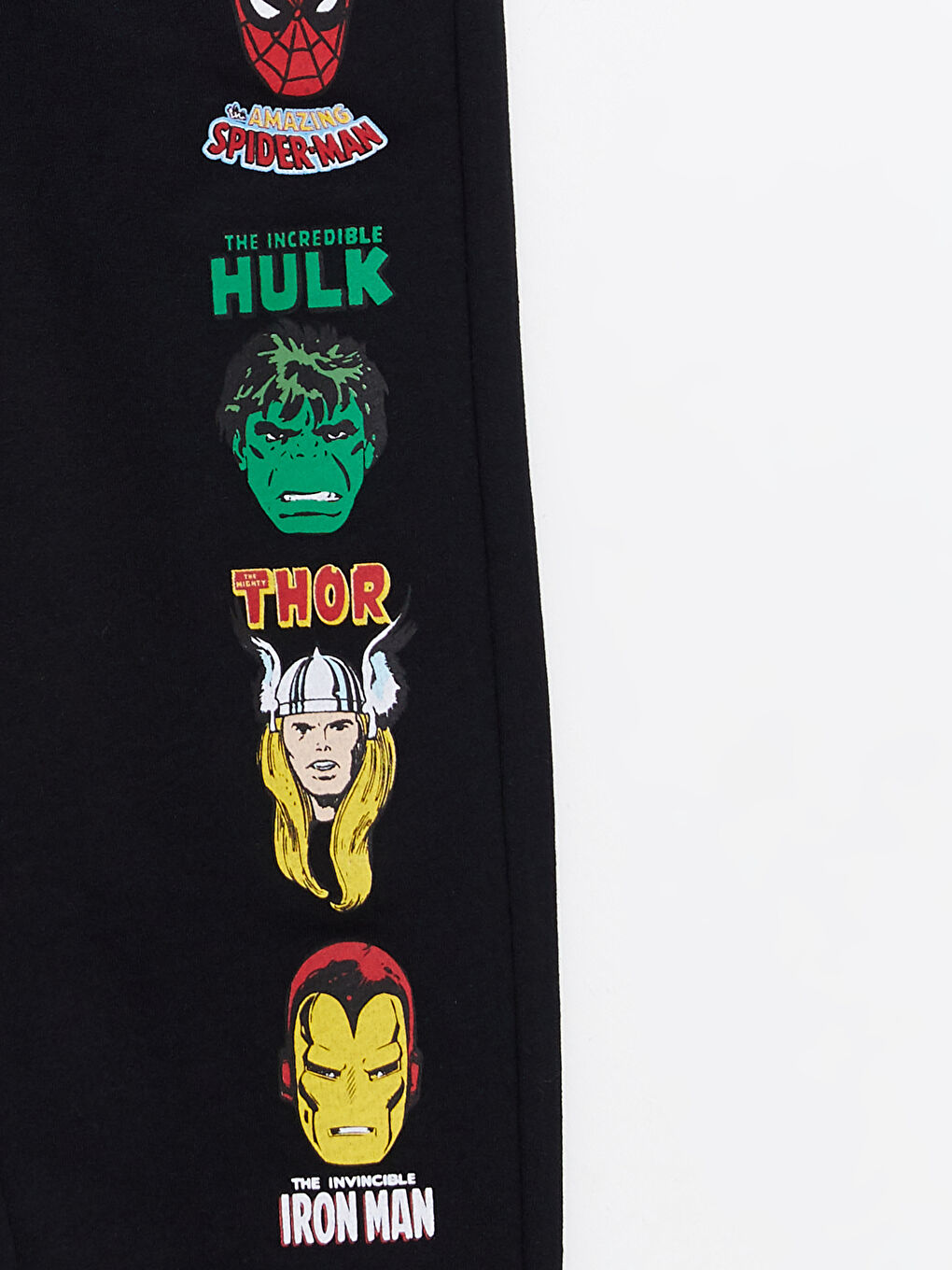 LCW Kids Pantalon de Survêtement Jogger Garçon Imprimé Marvel à Taille Élastique -W2G343Z4-CVL
