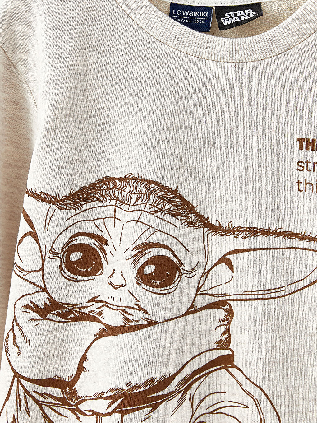 LCW Kids Sweat-Shirt Garçon Col Rond Star Wars Imprimé Manches Longues -W2G344Z4-GFE