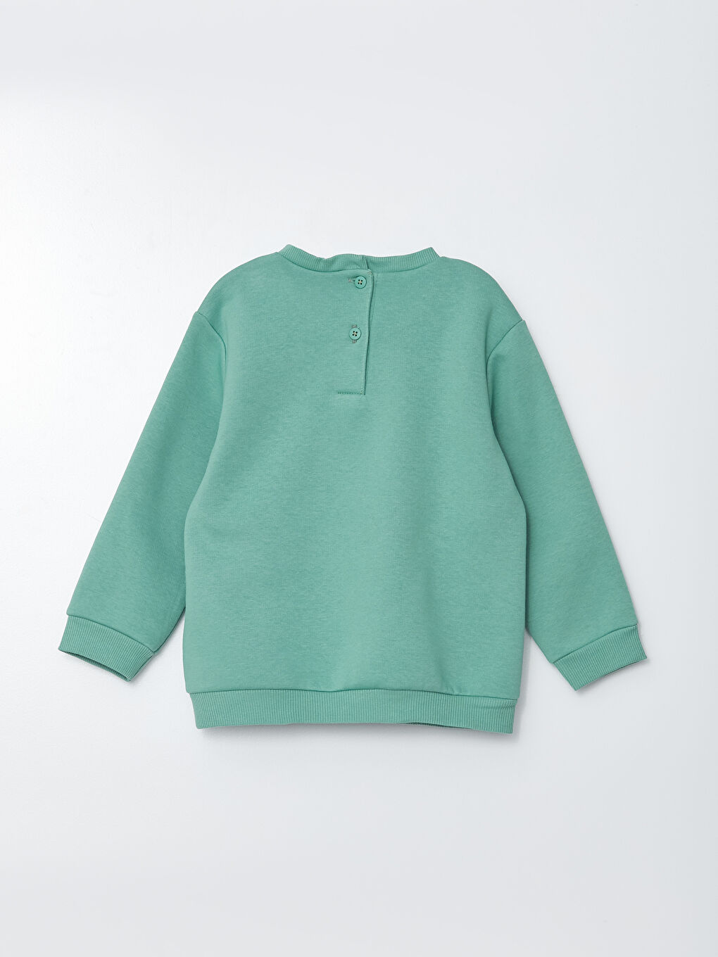LCW baby Crew Neck Long Sleeve Printed Baby Girl Sweatshirt 2 Pieces -W2G368Z1-GLR