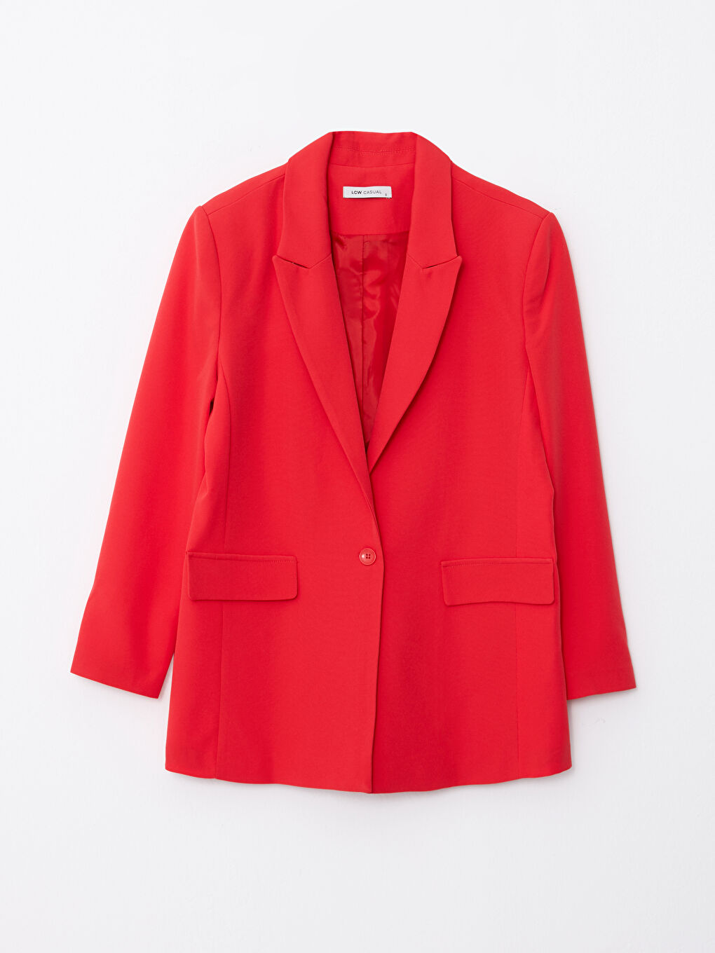 LCW Vision Plain Long Sleeve Women's Jacket -W2G372Z8-GPU