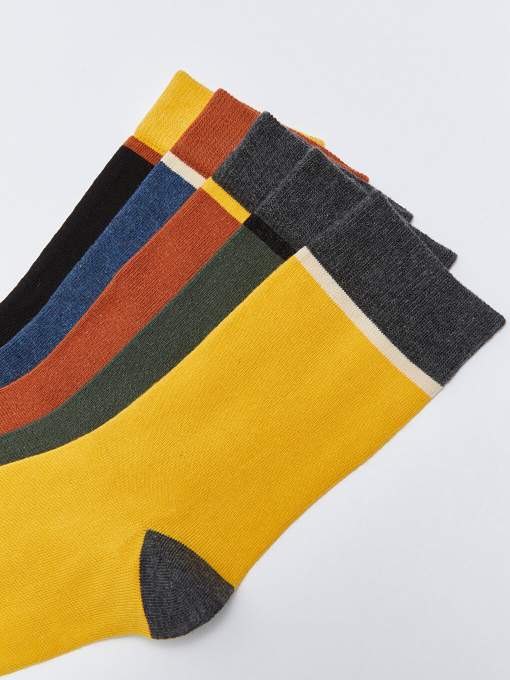 جوارب الكاحل للرجال - عبوة ٥ قطع-2