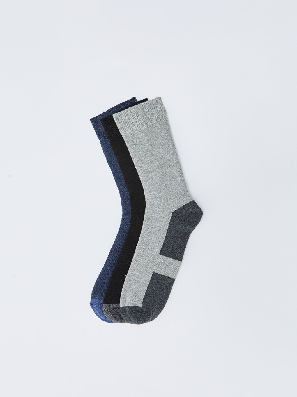 جوارب الكاحل بلوك الألوان للرجال - ٣ قطع