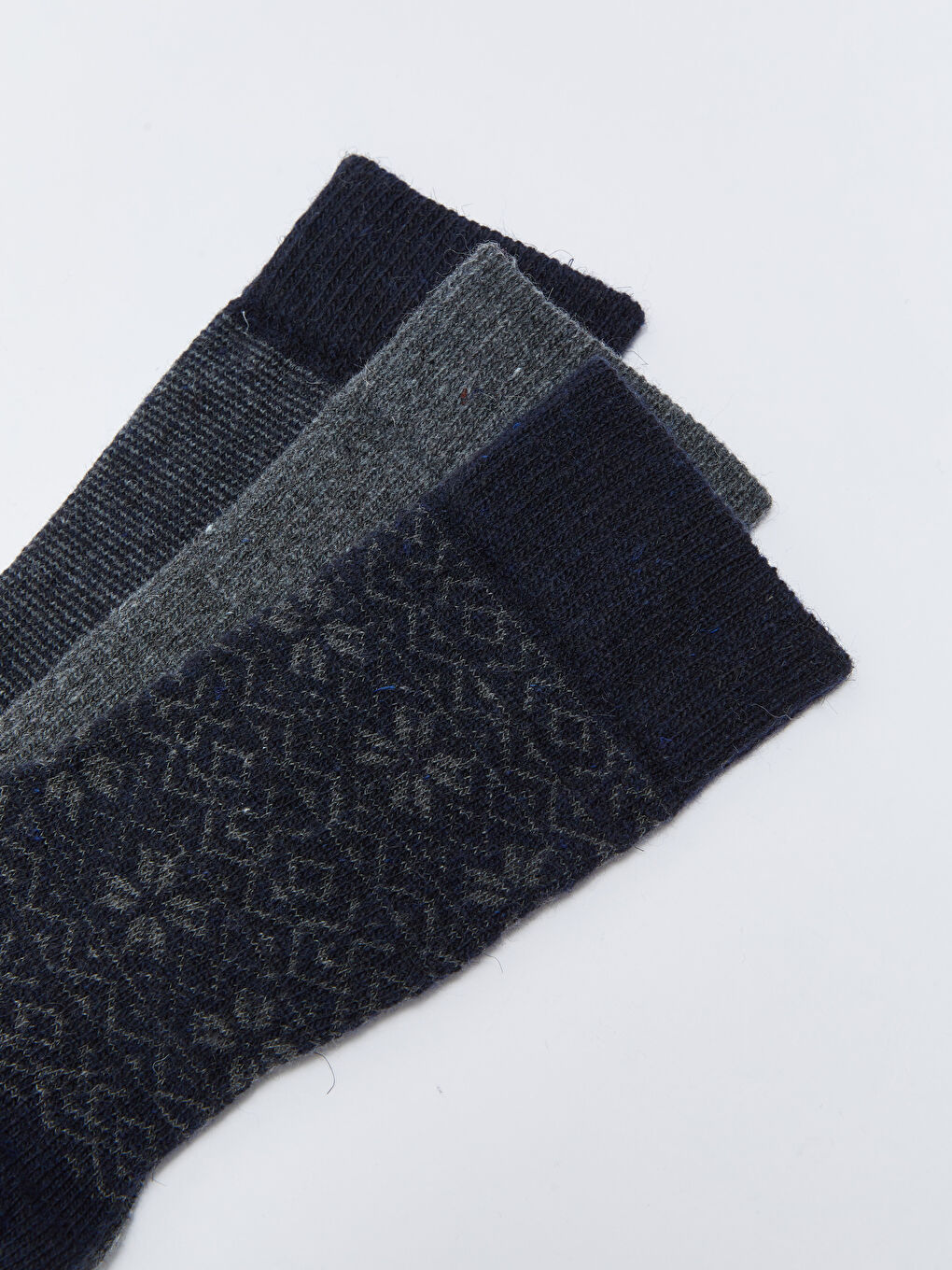 Patterned Men's Ankle Socks 3-packs-2