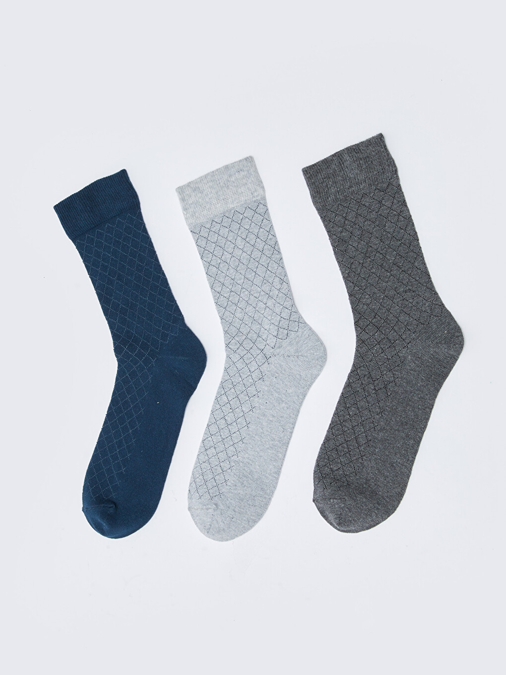 Patterned Men's Ankle Socks 3-packs-1