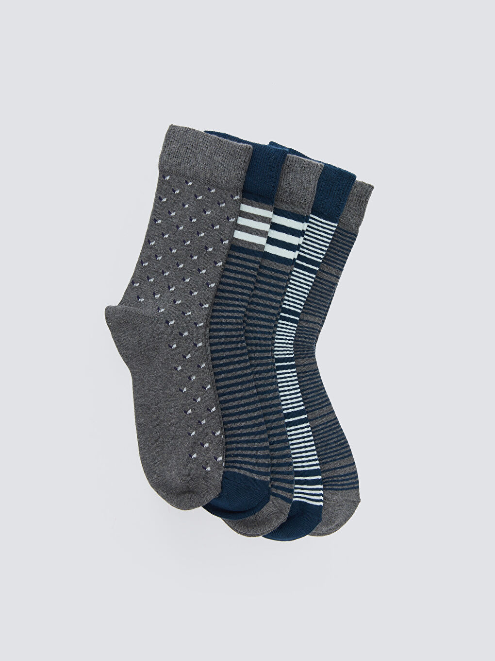 Karışık Desenli Soket Çorap 5'li