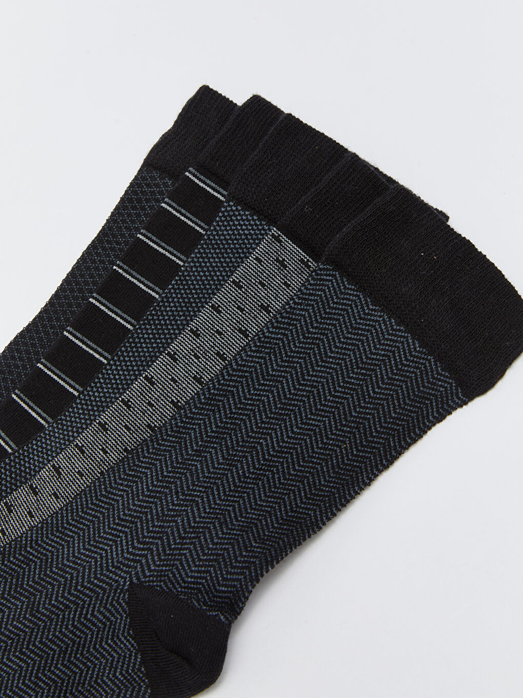 Patterned Men's Ankle Socks 5 Pack-2