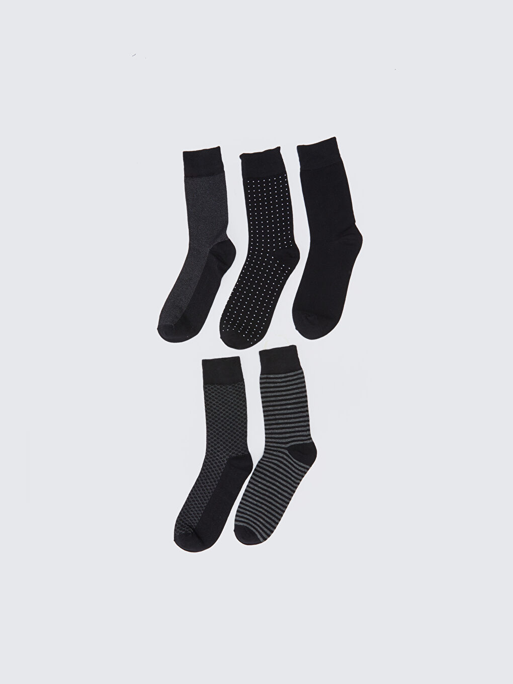 Karışık Desenli Erkek Soket Çorap 5'li-1