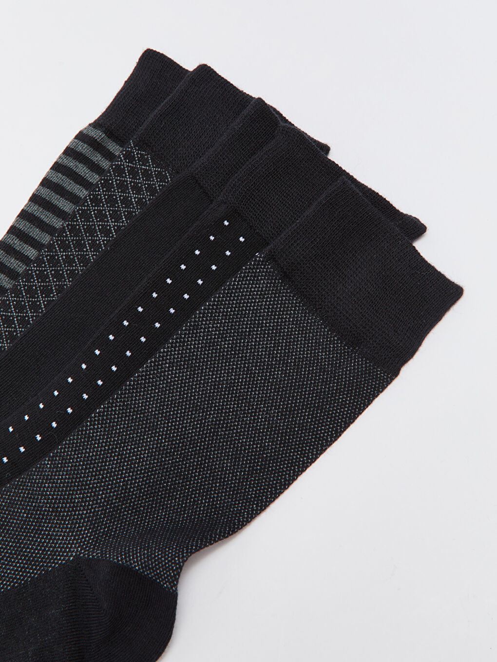 Karışık Desenli Erkek Soket Çorap 5'li-2