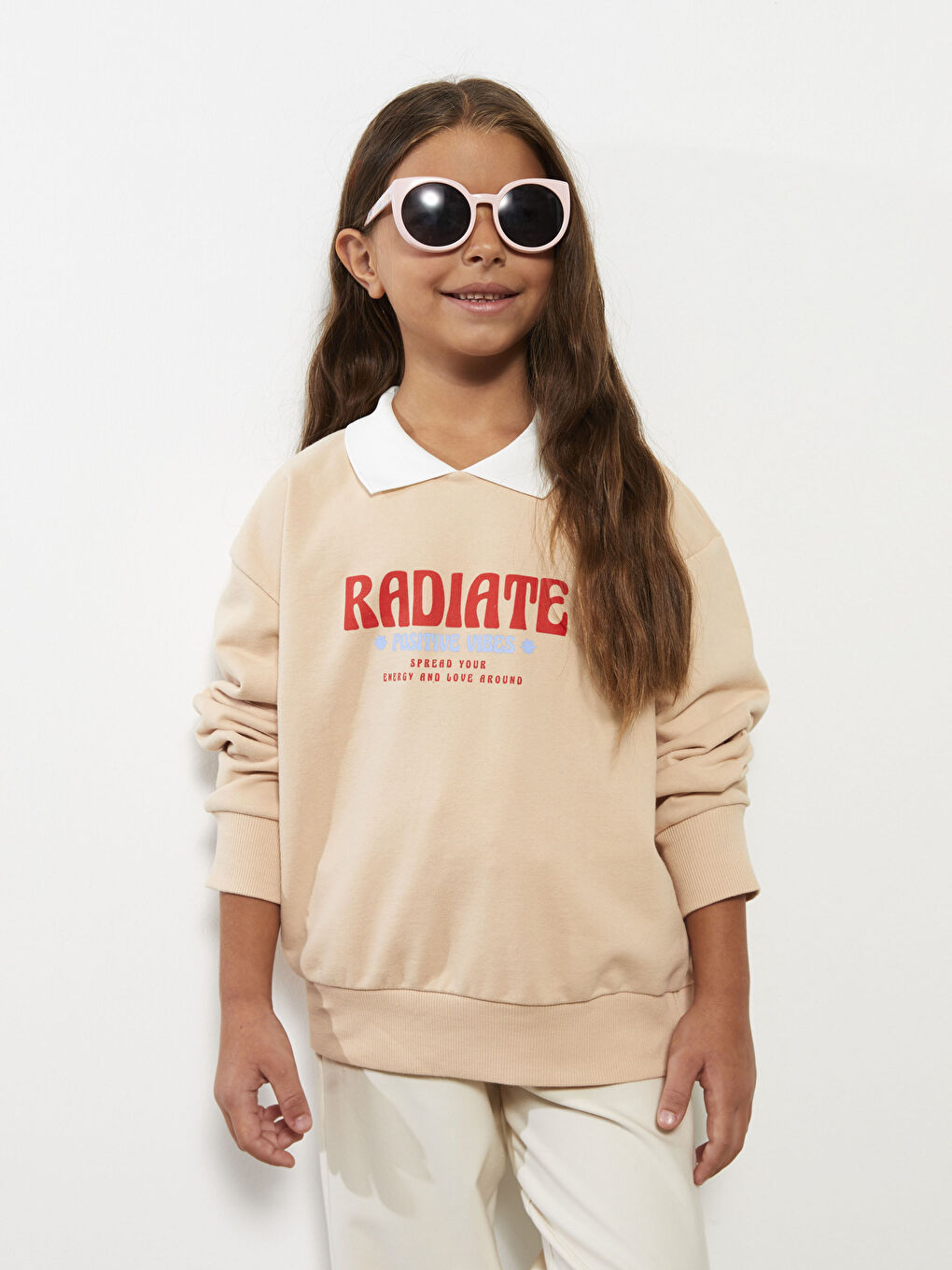 Водолазка Свитшот Для Девочек С Длинным Рукавом И Принтом-2