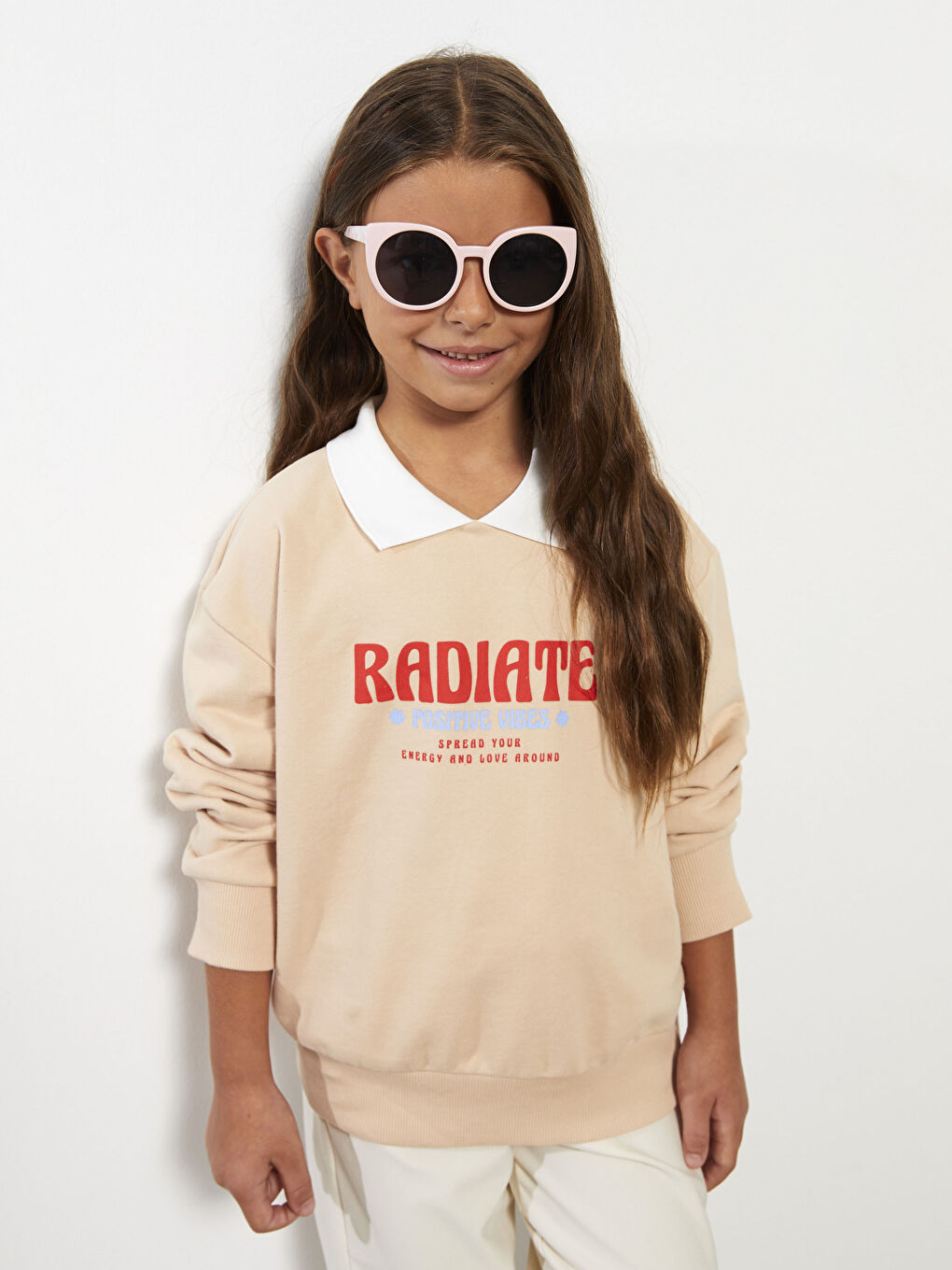 Водолазка Свитшот Для Девочек С Длинным Рукавом И Принтом-3