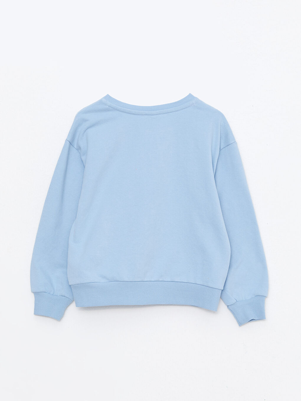 Mavi Bisiklet Yaka Baskılı Uzun Kollu Kız Çocuk Sweatshirt-3