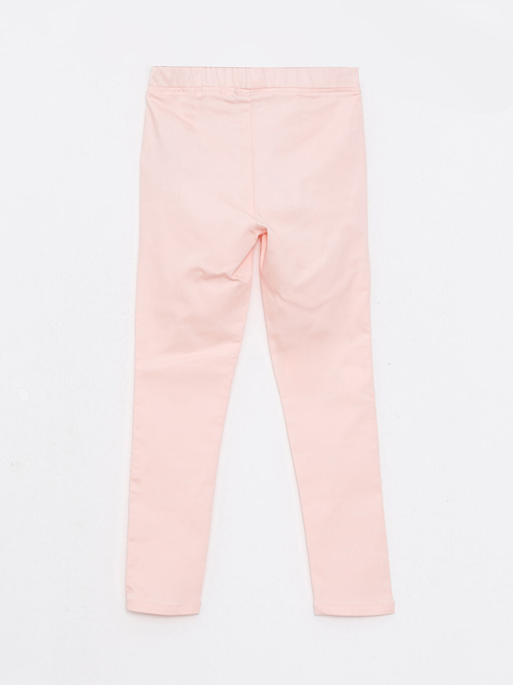 Girls' Basic Trousers with Elastic Waist-1