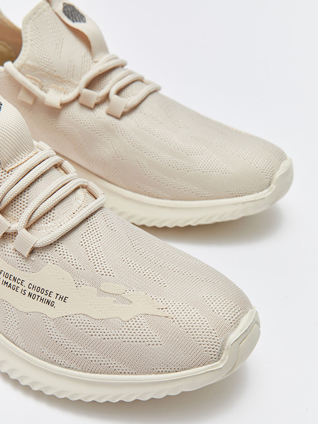 Bej Bağcıklı Erkek Aktif Spor Ayakkabı-2