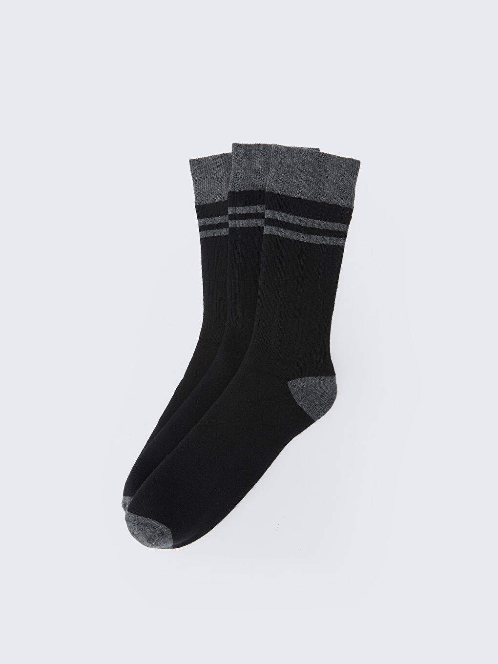 Striped Men's Ankle Socks 3-pack -W2G604Z8-HEG