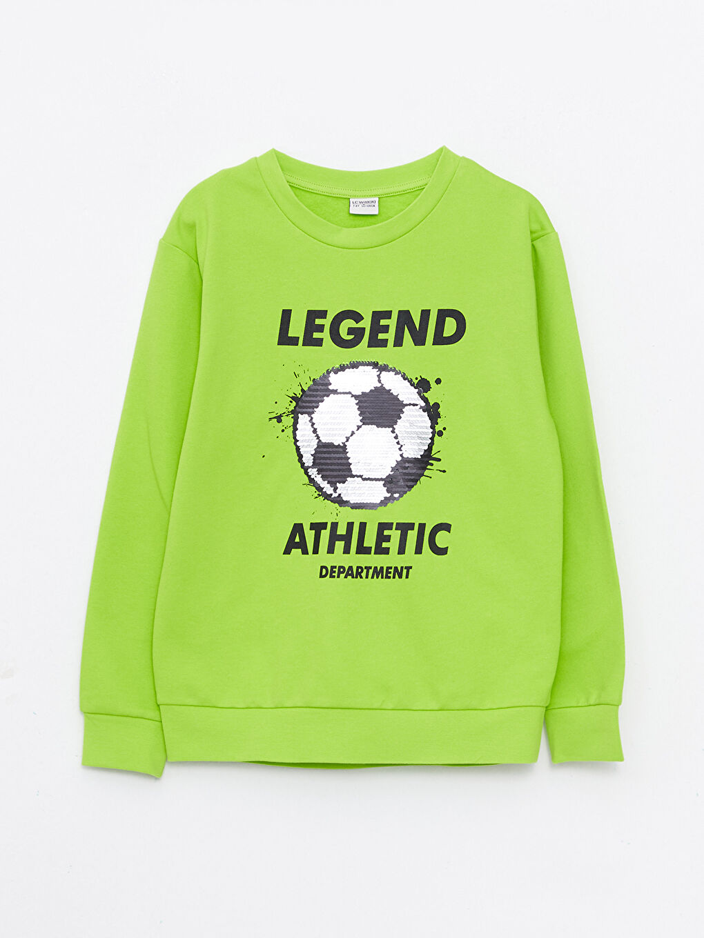 Boy's Printed and Double-Sided Sequined Sweatshirt-1