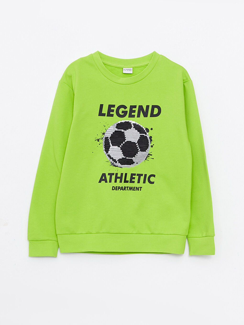 Boy's Printed and Double-Sided Sequined Sweatshirt-2