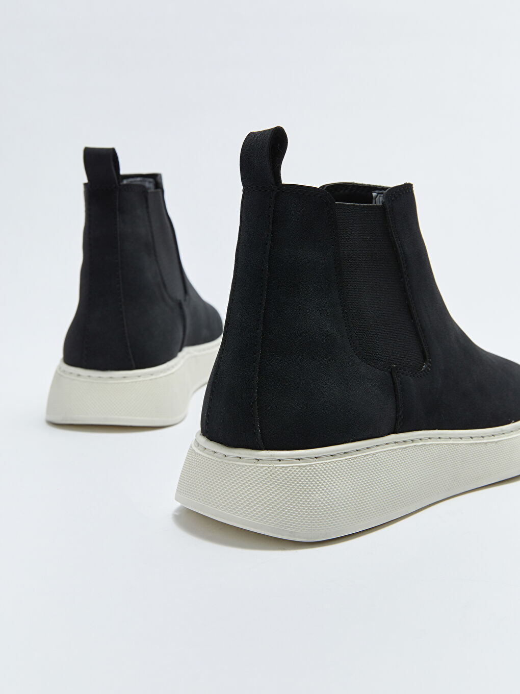 Siyah Yanları Lastikli Bilek Boy Erkek Bot-3