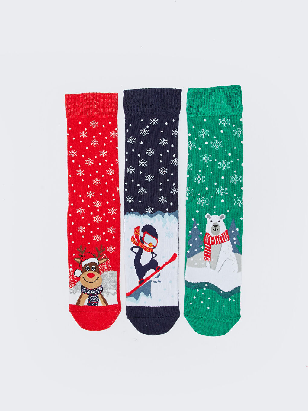 New Year Themed Men's Ankle Socks 3-Pack-2