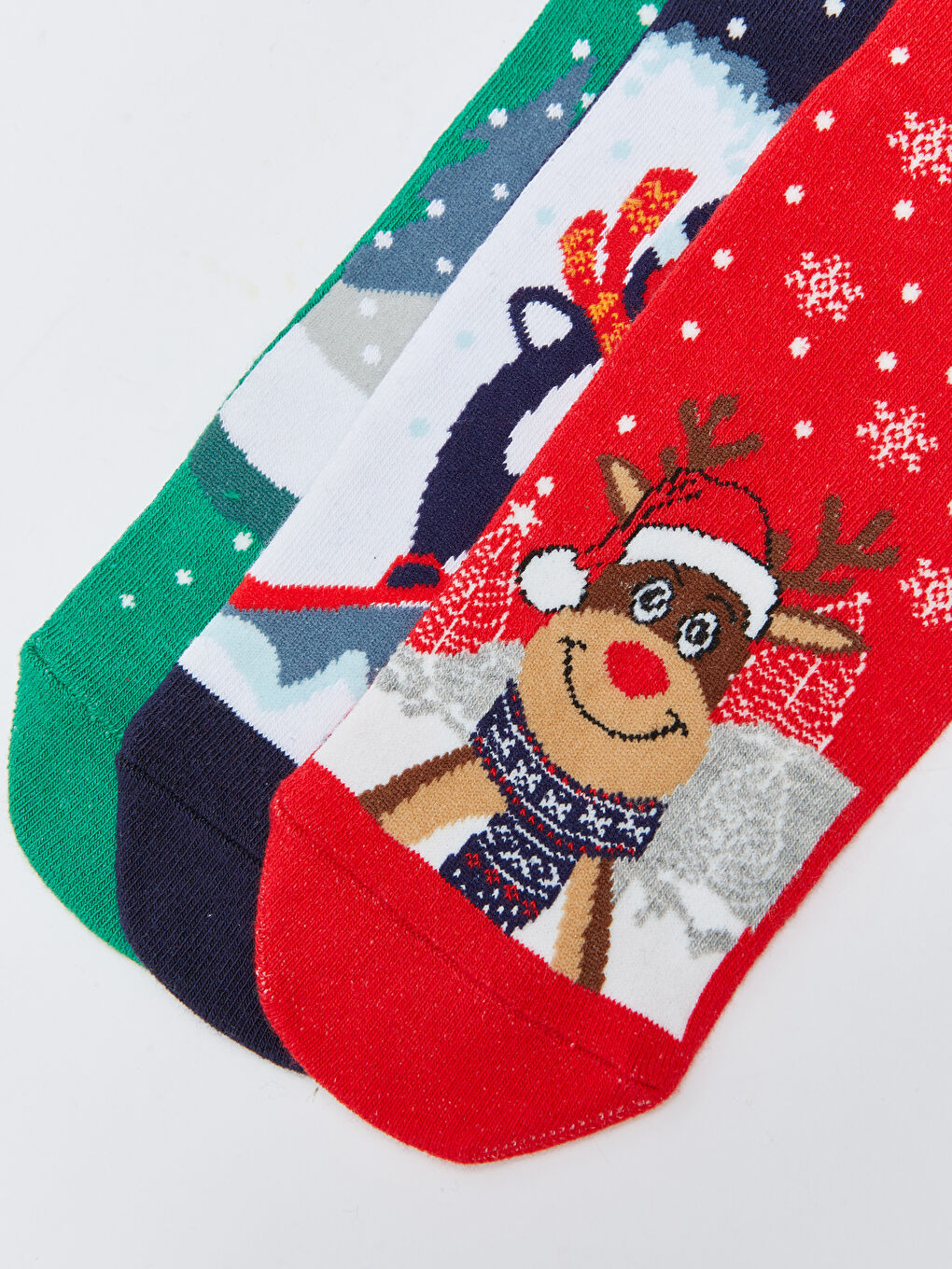 New Year Themed Men's Ankle Socks 3-Pack-3