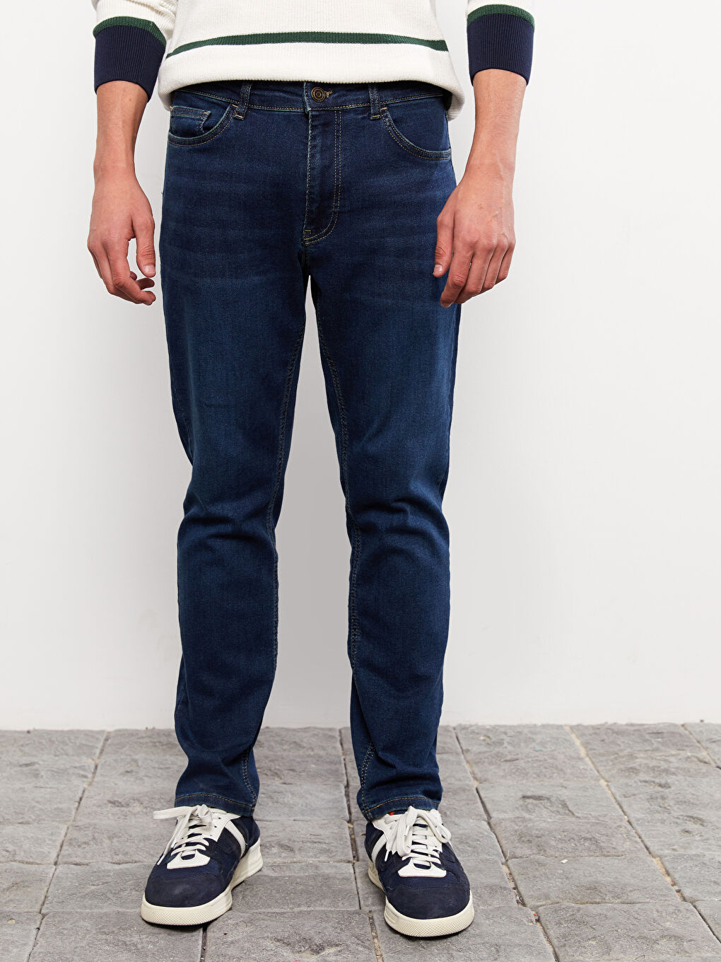 LCW Jeans Orta İndigo Rodeo 779 Regular Fit Erkek Jean Pantolon - 3