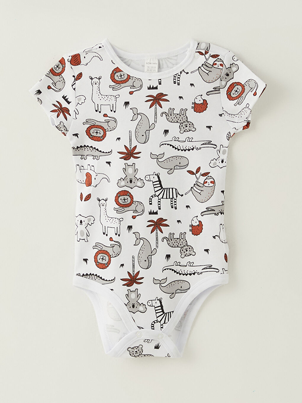 Sarı Bisiklet Yaka Uzun Kollu Baskılı Erkek Bebek Çıtçıtlı Bodysuit  2'li-1