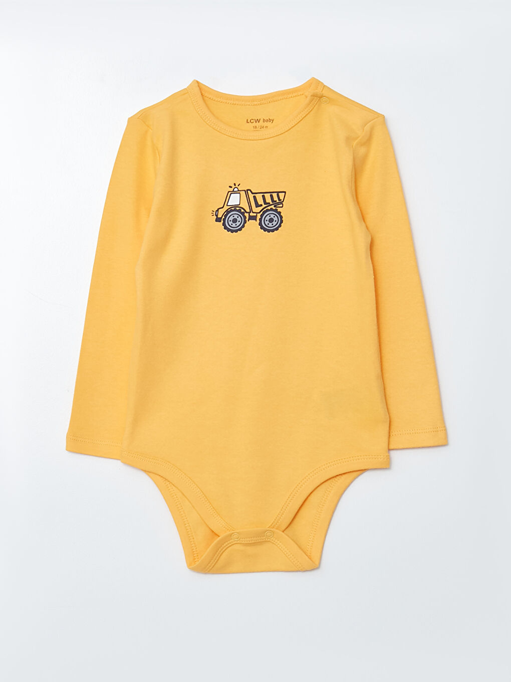 Printed Long Sleeve Baby Body with Snap Crotch 2-Pack-1