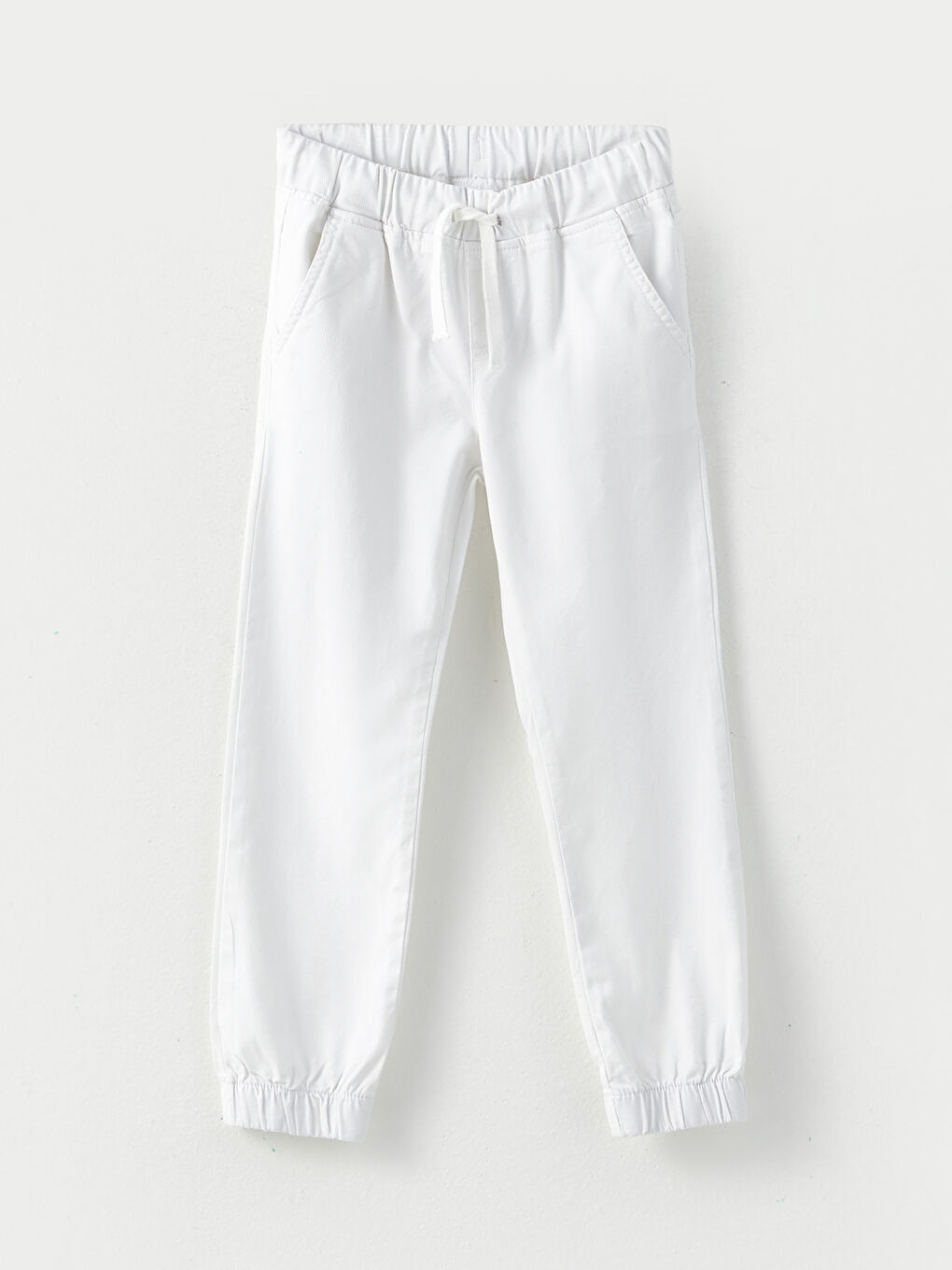 بنطلون جوجر أولاد جبردين بوسط مطاطي سادة