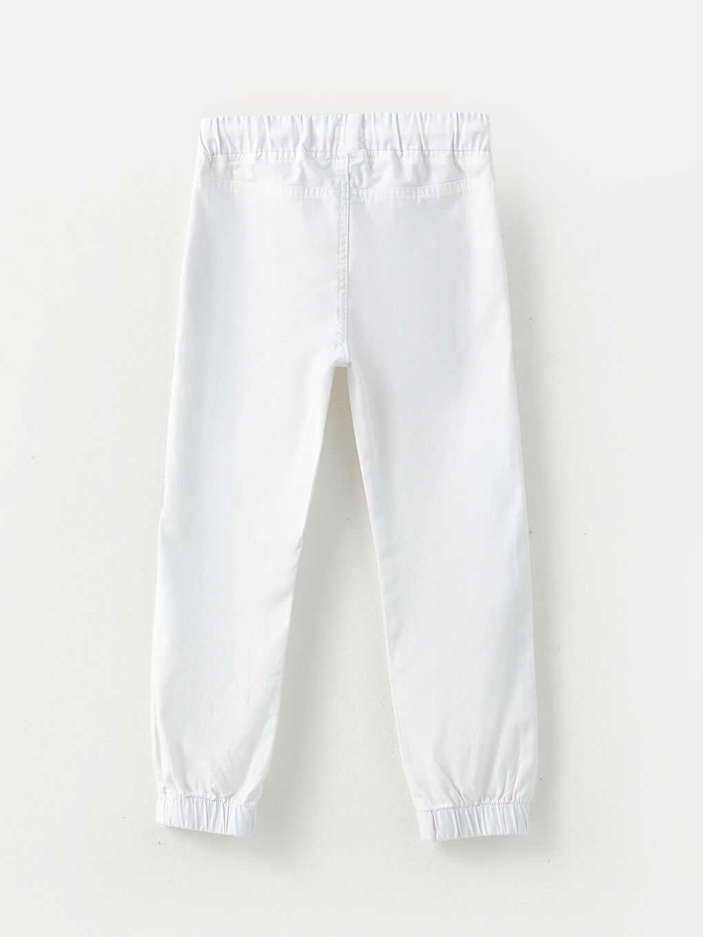 بنطلون جوجر أولاد جبردين بوسط مطاطي سادة-1