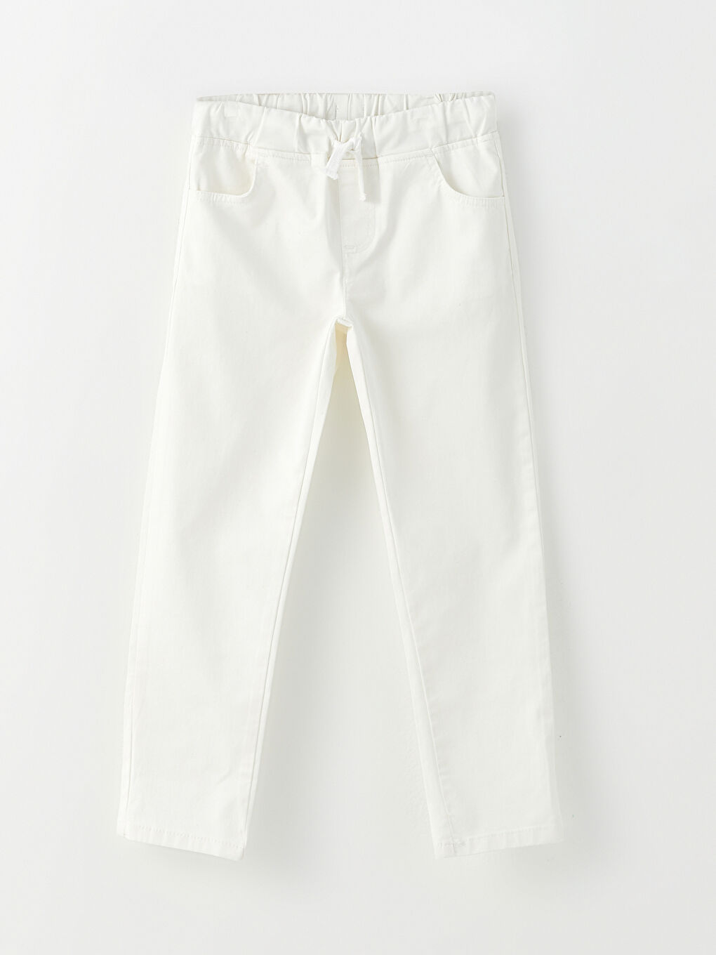 LCW ECO Beli Lastikli Basic Gabardin Erkek Çocuk Pantolon -W2G849Z4-003