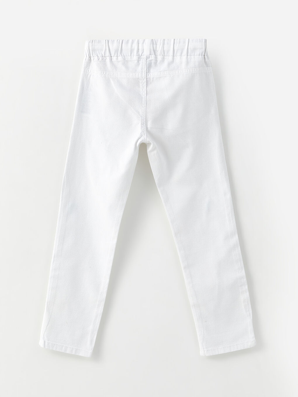 Elasticated Waist Basic Gabardine Boys' Trousers-5