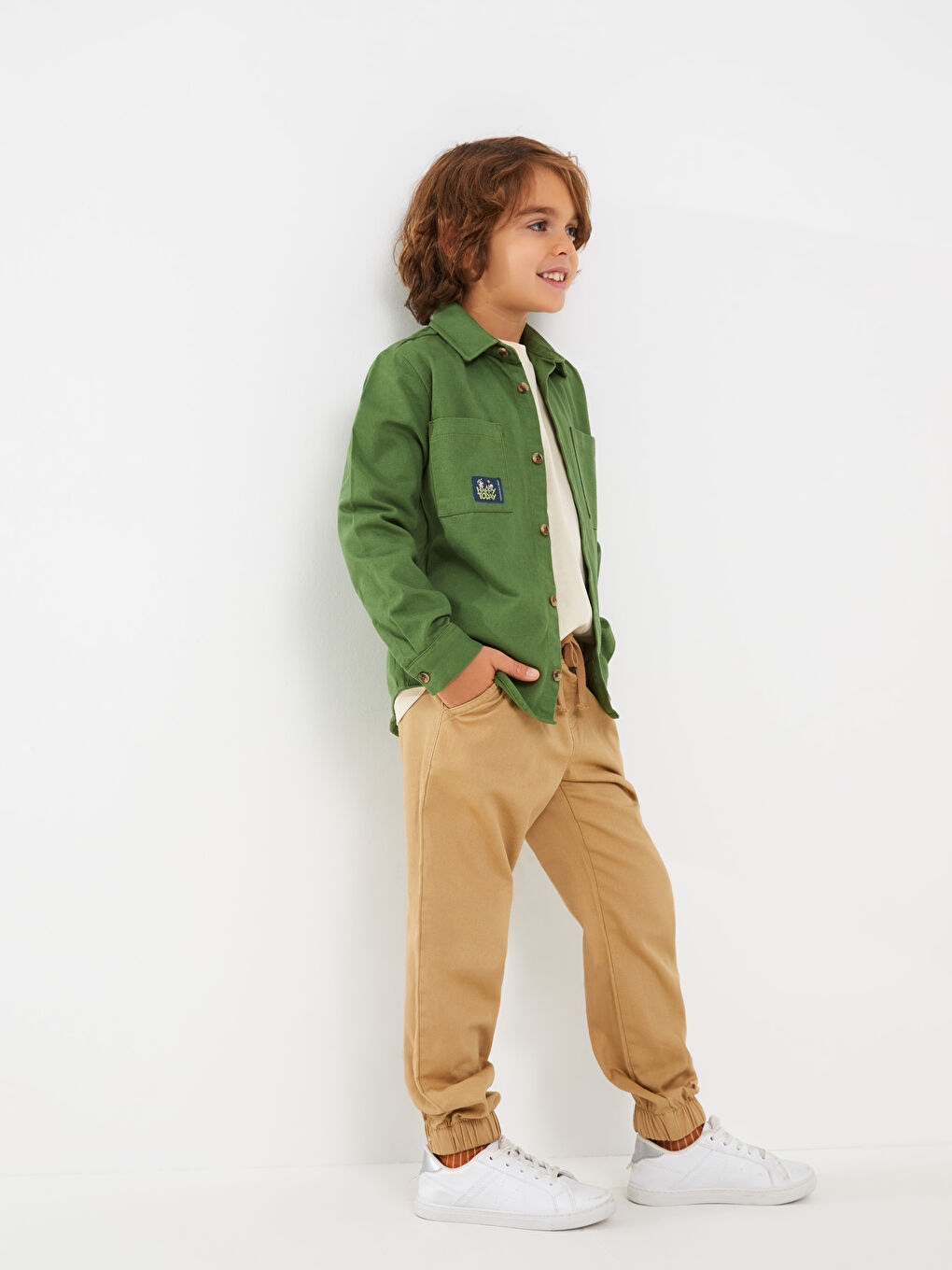 LCW ECO Elasticated Waist Basic Boys' Jogger Trousers -W2G852Z4-CTB