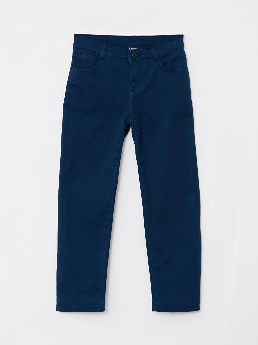 Lacivert Beli Lastikli Basic Polar Astarlı Erkek Çocuk Pantolon